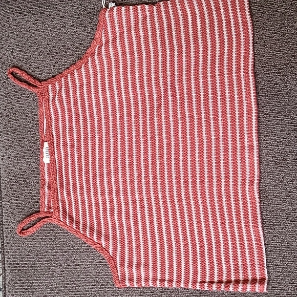 A.N.A. WOMENS PLUS SIZE "FIRE CORAL STRIPE" SUMMER TANK SIZE EXTRA LARGE XL - Picture 1 of 11